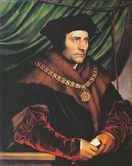 Hans holbein the younger Portrait of Sir Thomas More, oil painting image